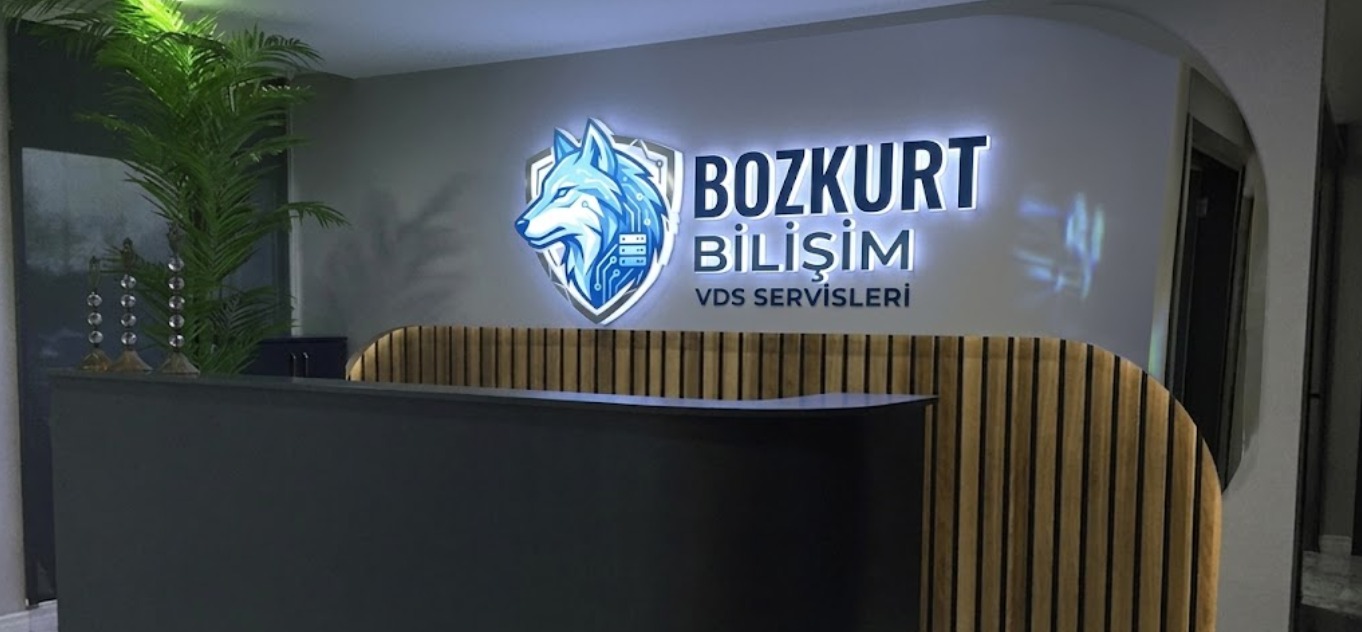 Bozkurt Bilişim ofis giriş alanı